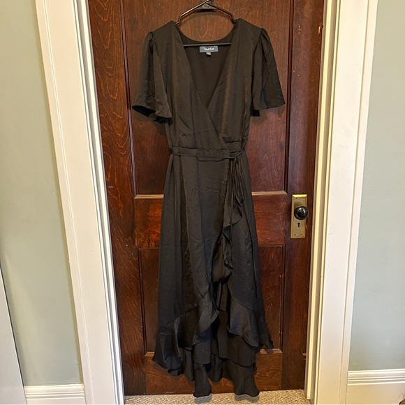 ModCloth Silky Wrap Dress - Picture 1 of 3